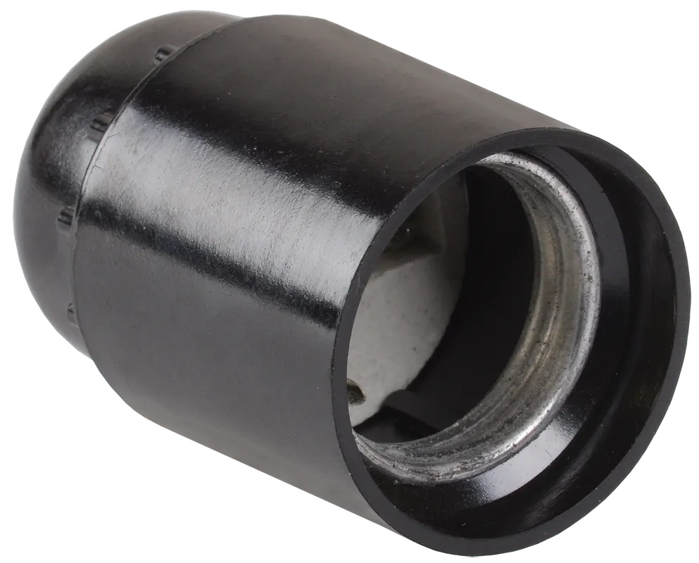 Патрон подвесной Пкб27-04-К01 карболитовый Е27 черный (50шт) (стикер на изделии) IEK EPK10-04-01-K01