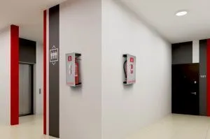 Подставка настенная ПРЕСТИЖ для огнетушителей ОП4,5, ОУ-2,3