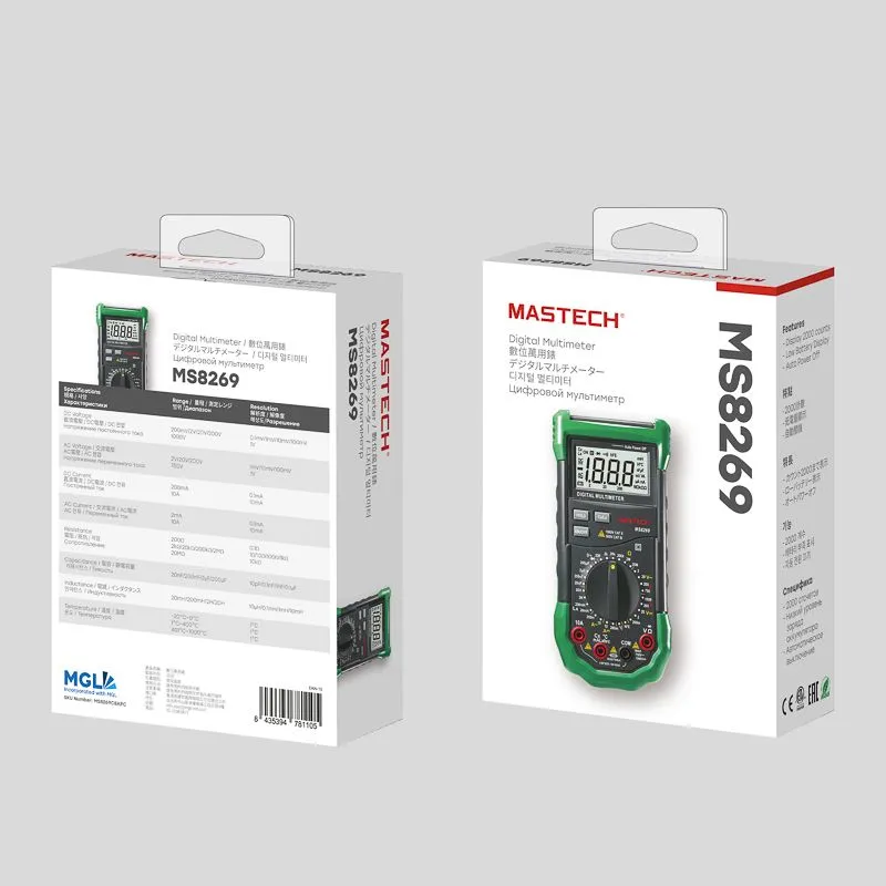 Профессиональный мультиметр MS8269 MASTECH - Фото 3
