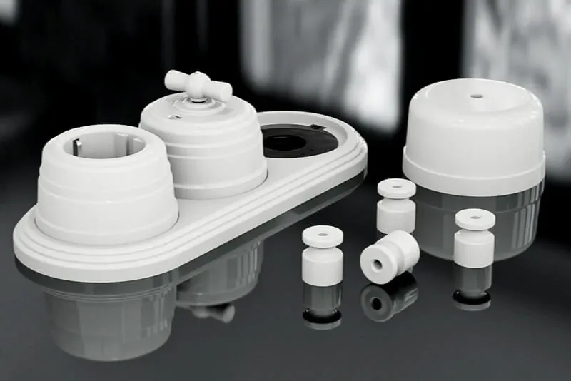 Рамка трехместная пластиковая, 234x92x14 мм, цвет - белый, серия УСАДЬБА, ТМ МЕЗОНИНЪ - Фото 2