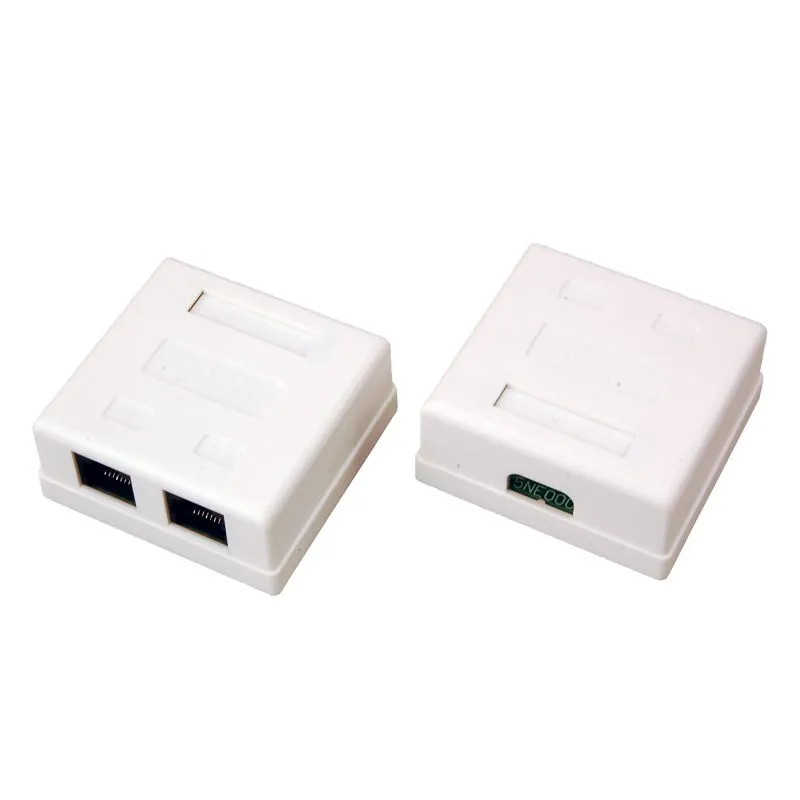 Розетка сетевая LAN, на стену, 2 гнездо 8Р8С (RJ-45), CAT 5е REXANT - Фото 5