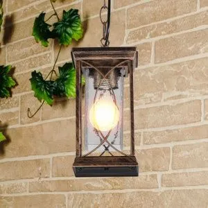 Светильник уличный подвесной Spica H черное золото IP33 GL 1026H Elektrostandard a048173