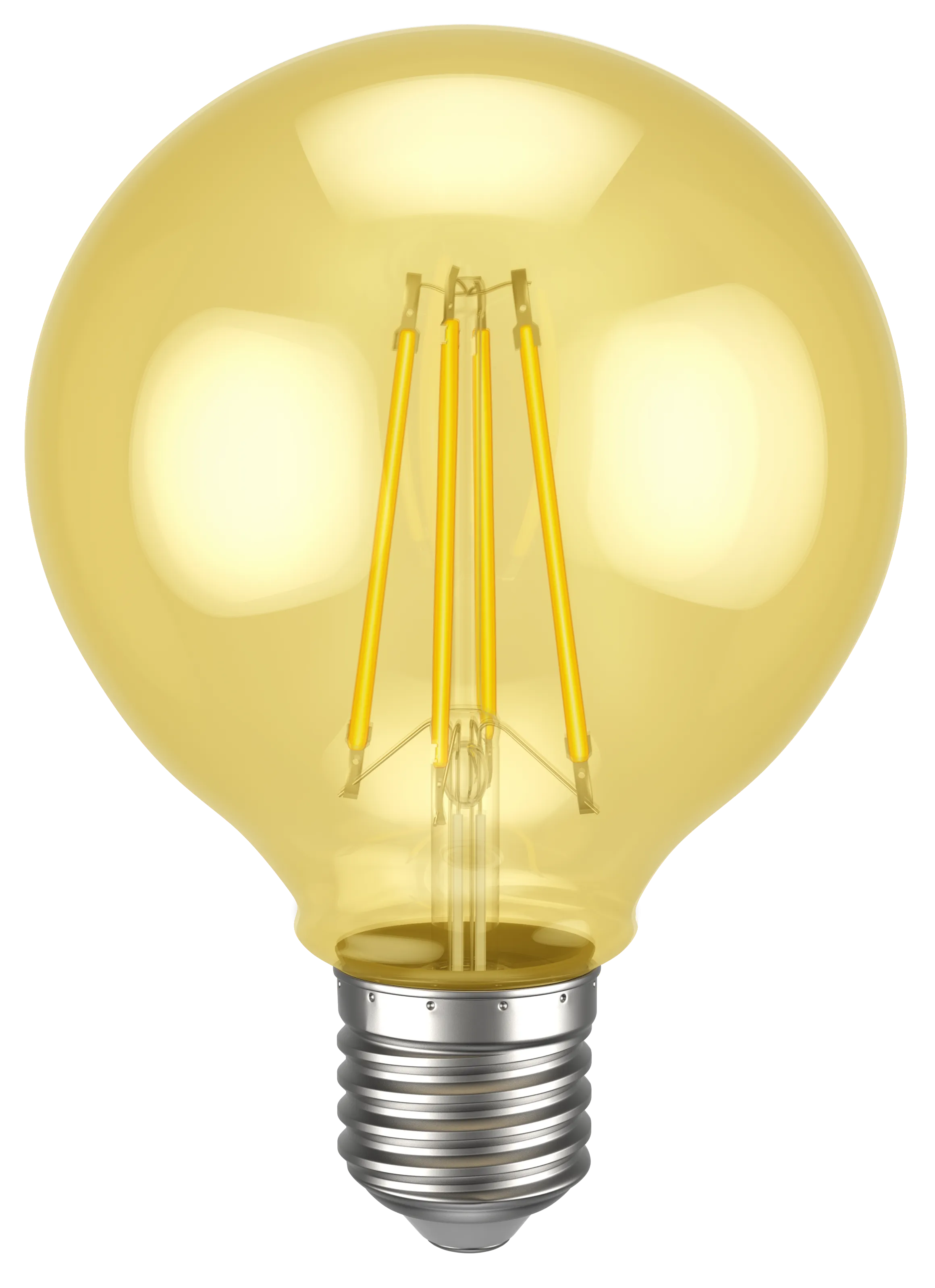 Лампа светодиодная G95 шар золото 6Вт 230В 2700К E27 серия 360° IEK