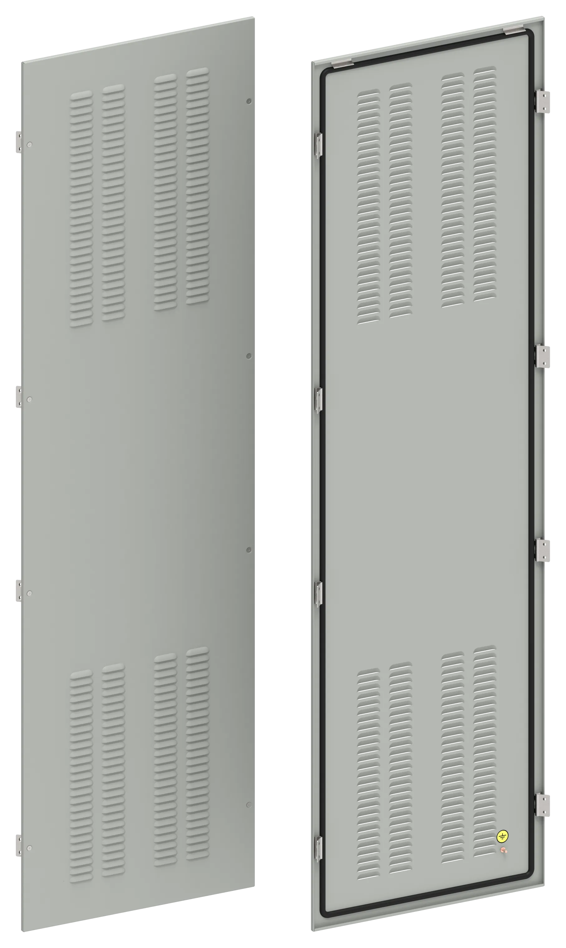 FORMAT Панель боковая вентилируемая 2000х600мм IP31 (2шт/компл) IEK FO-00-PSV-200-060-31