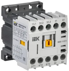 Миниконтактор МКИ-11211 12А 400В/АС3 1NC IEK для управления электросетью