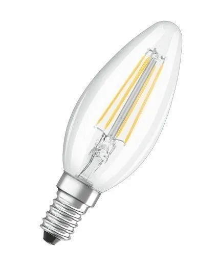 Лампа светодиодная филаментная OSRAM LED Star, 470лм, 4Вт, 2700К, цоколь  E14