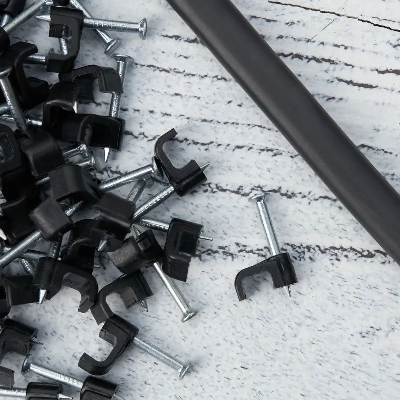 Крепеж кабеля плоский 6 х 4 мм, черный (упак. 50 шт)  REXANT - Фото 4