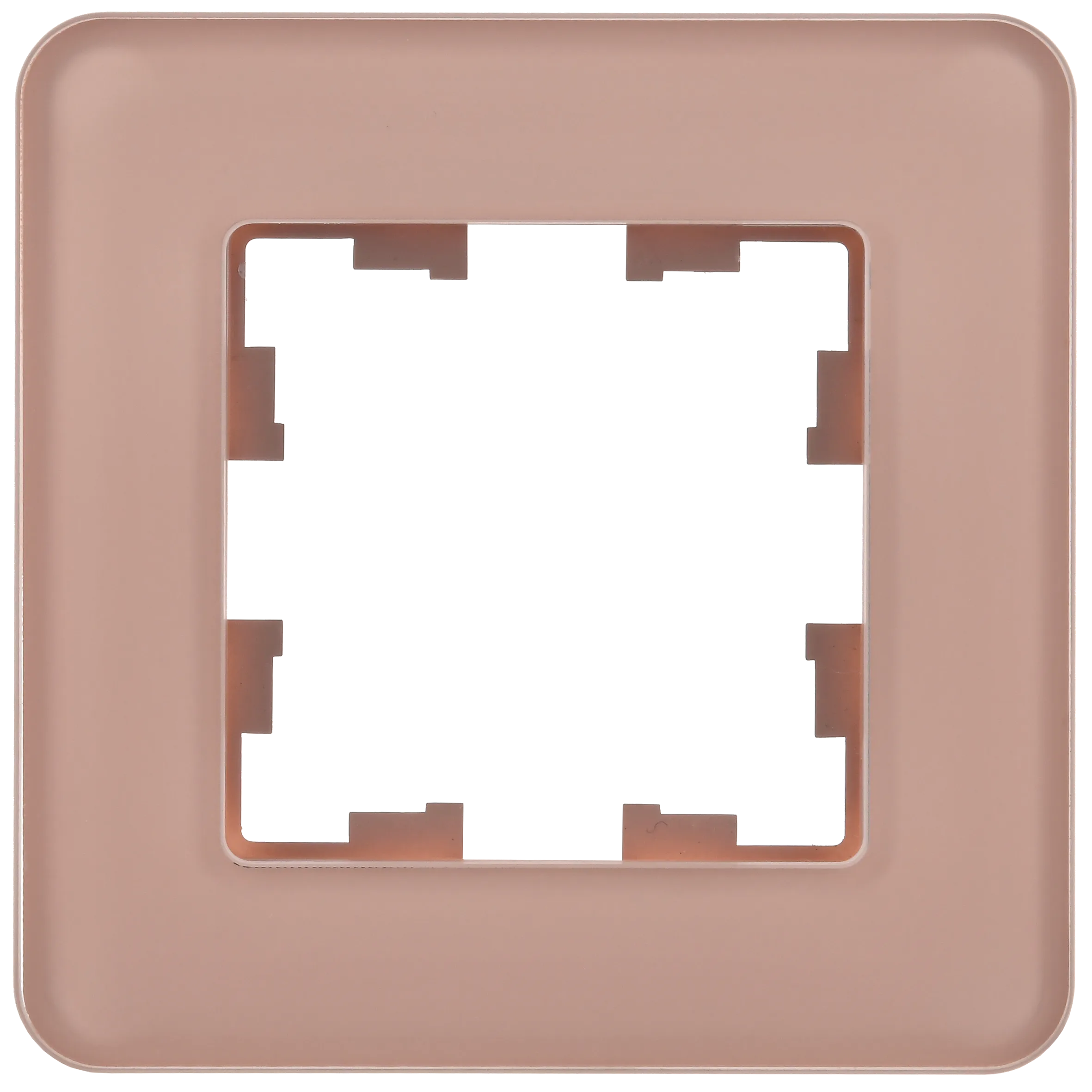 BRITE Рамка 1-местная РУ-1-2-Бр стекло дымчатый RE IEK - Фото 6