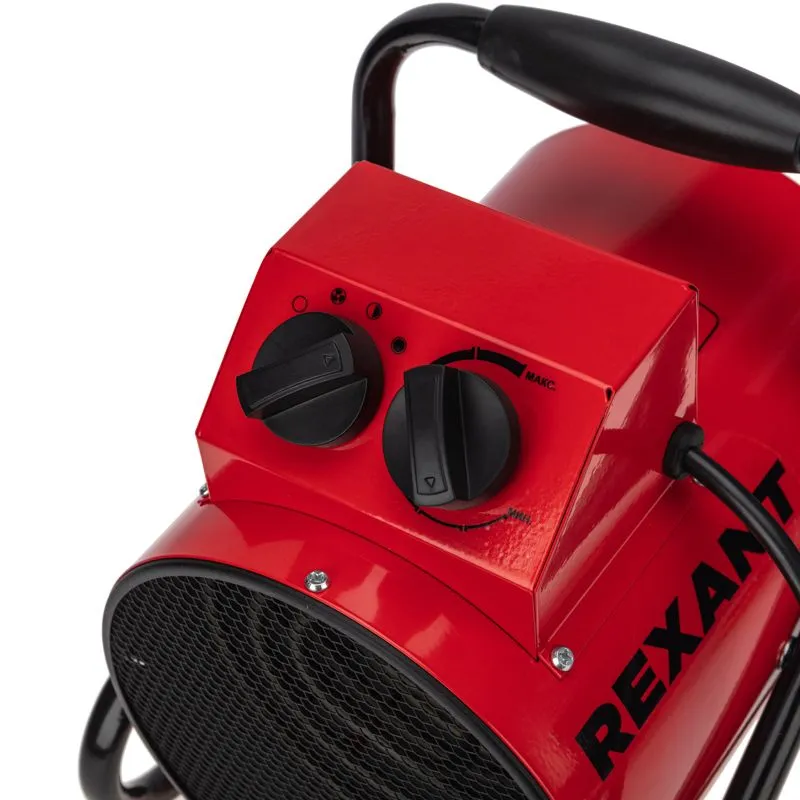 Пушка тепловая, цилиндрическая подставка, 3 кВт REXANT - Фото 5