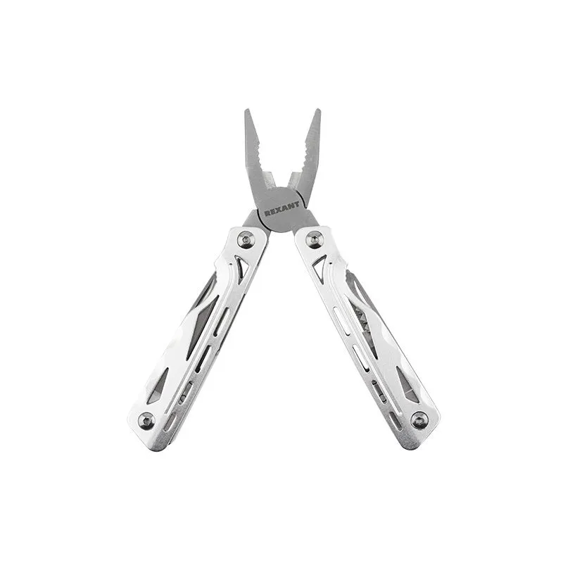 Мультитул 12 функций REXANT 160 мм металлик