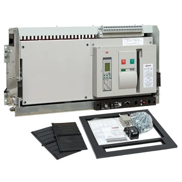 ВА-45 5000/5000А 3P 120кА выкат., корзина, гориз., ETU(220В AC) LCD ModBus-RTU, мп/нр/вкл.к.(220В AC), ав/доп. 1CO/1NC,1NO,4CO - Фото 7