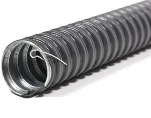 Металлорукав в ПВХ изоляции МРПИ НГ  25  (50 м/уп.) черный с протяжкой ГОФРОМАТИК (ЗЭТАРУС) zeta44407
