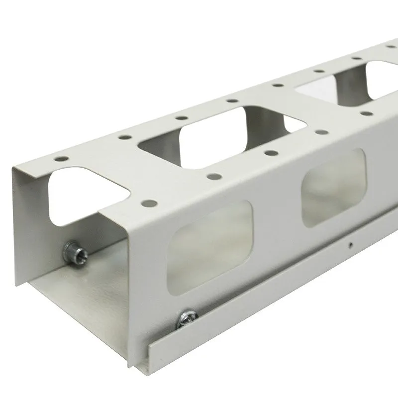 Органайзер кабельный вертикальный 47U, Standart с крышкой, ширина 100мм REXANT - Фото 2