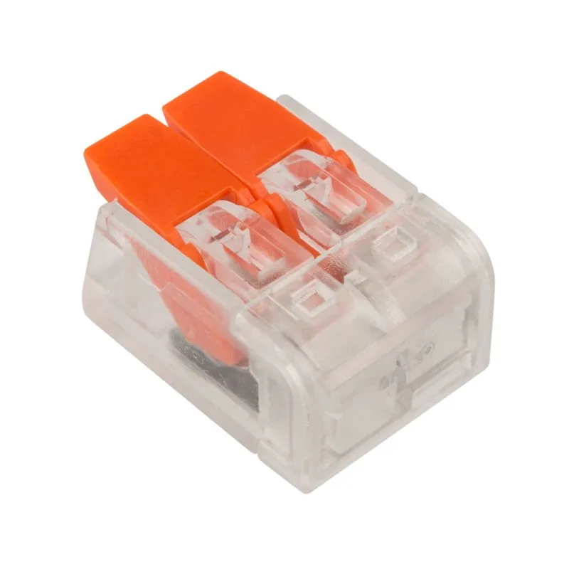 Универсальная компактная клемма СМК 221-412, 2-проводная до 4,0 мм² (20 шт./уп.) REXANT - Фото 3