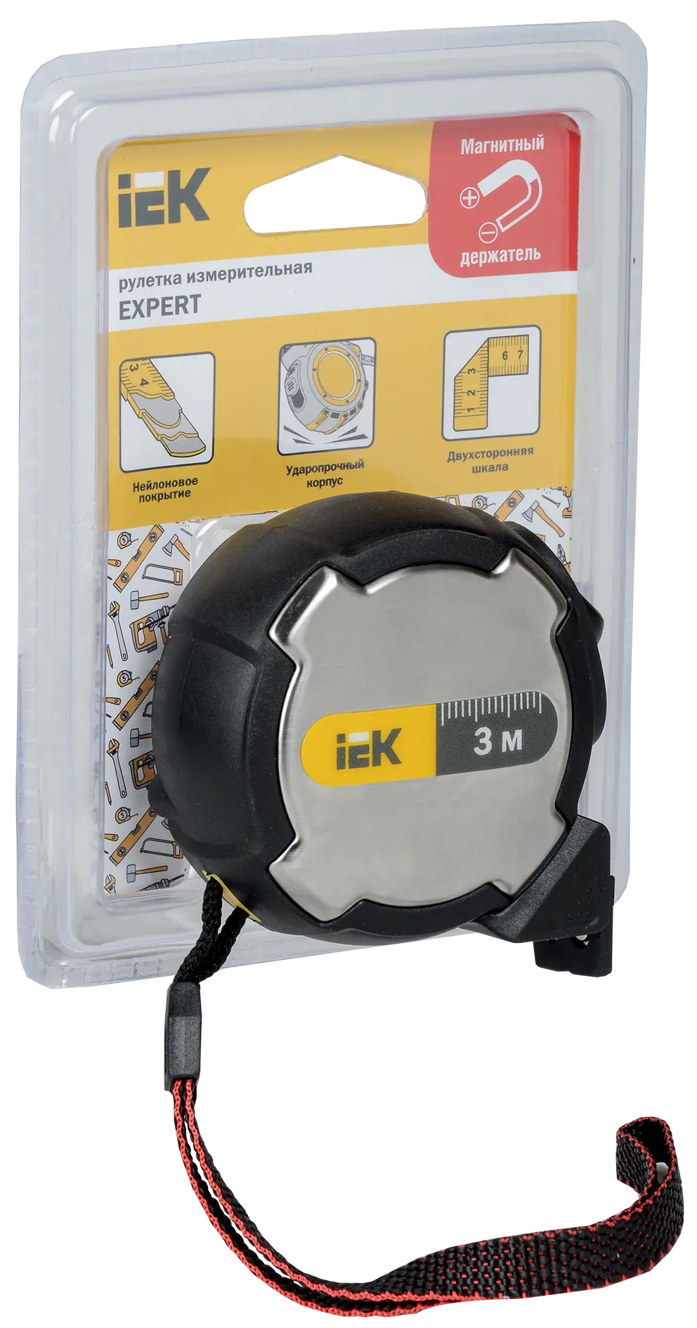 Рулетка измерительная EXPERT 3м IEK - Фото 2