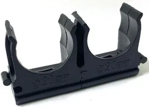 Крепеж-клипса Ø 20 цвета: черный (100шт/уп) DEKRON GX4002-1