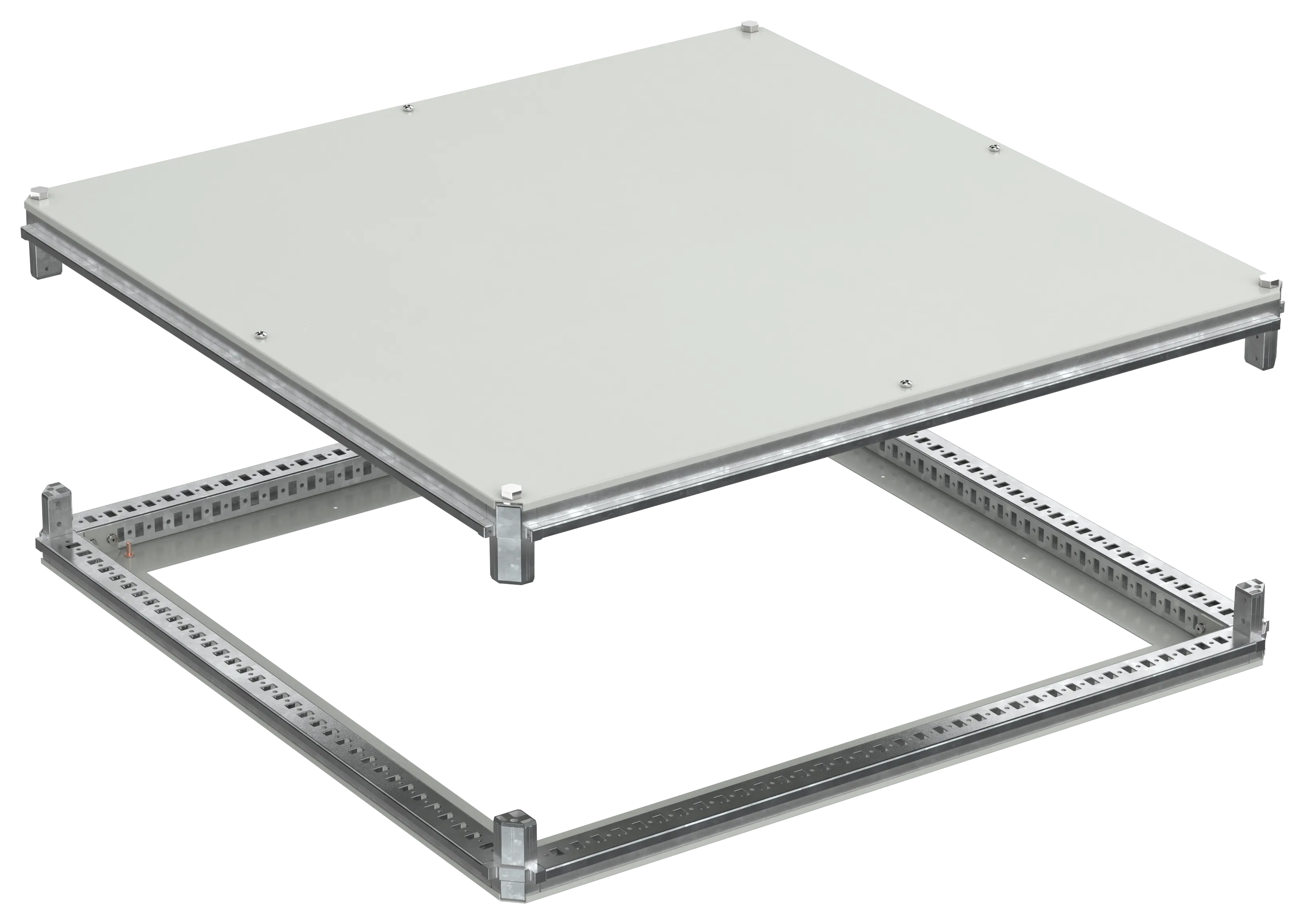 FORMAT Крыша и основание (под фланец) 1000х1000мм IEK FO-00-KOF-100-100