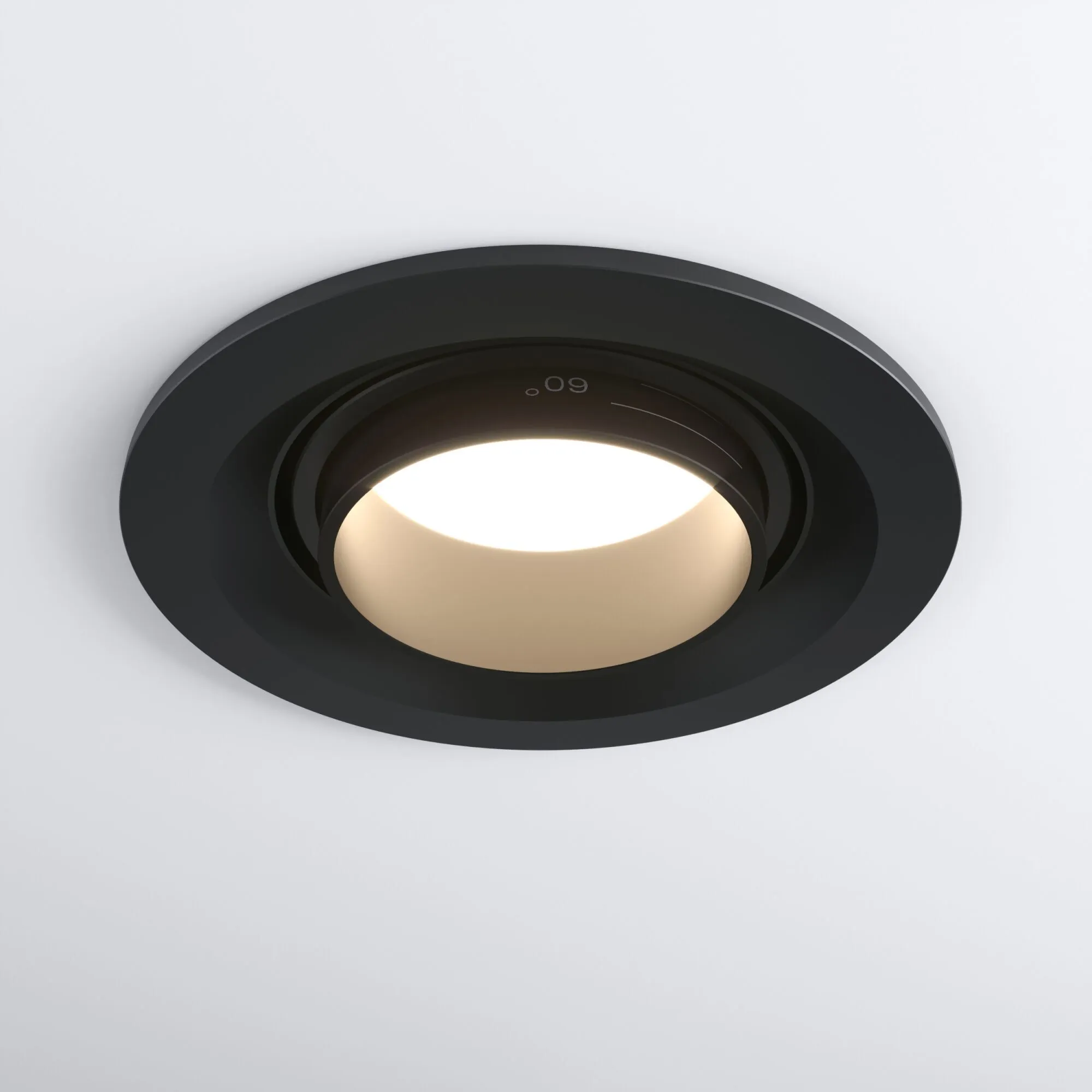 Светильник светодиодный встраиваемый с регулировкой угла освещения 9920 LED 15W 4200K черный Elektro - Фото 4