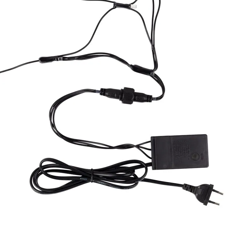 Гирлянда светодиодная Сеть треугольная 1,5х2х2м 136 LED МУЛЬТИ черный ПВХ IP65 свечение с динамикой 230В контроллер в комплекте NEON-NIGHT - Фото 5