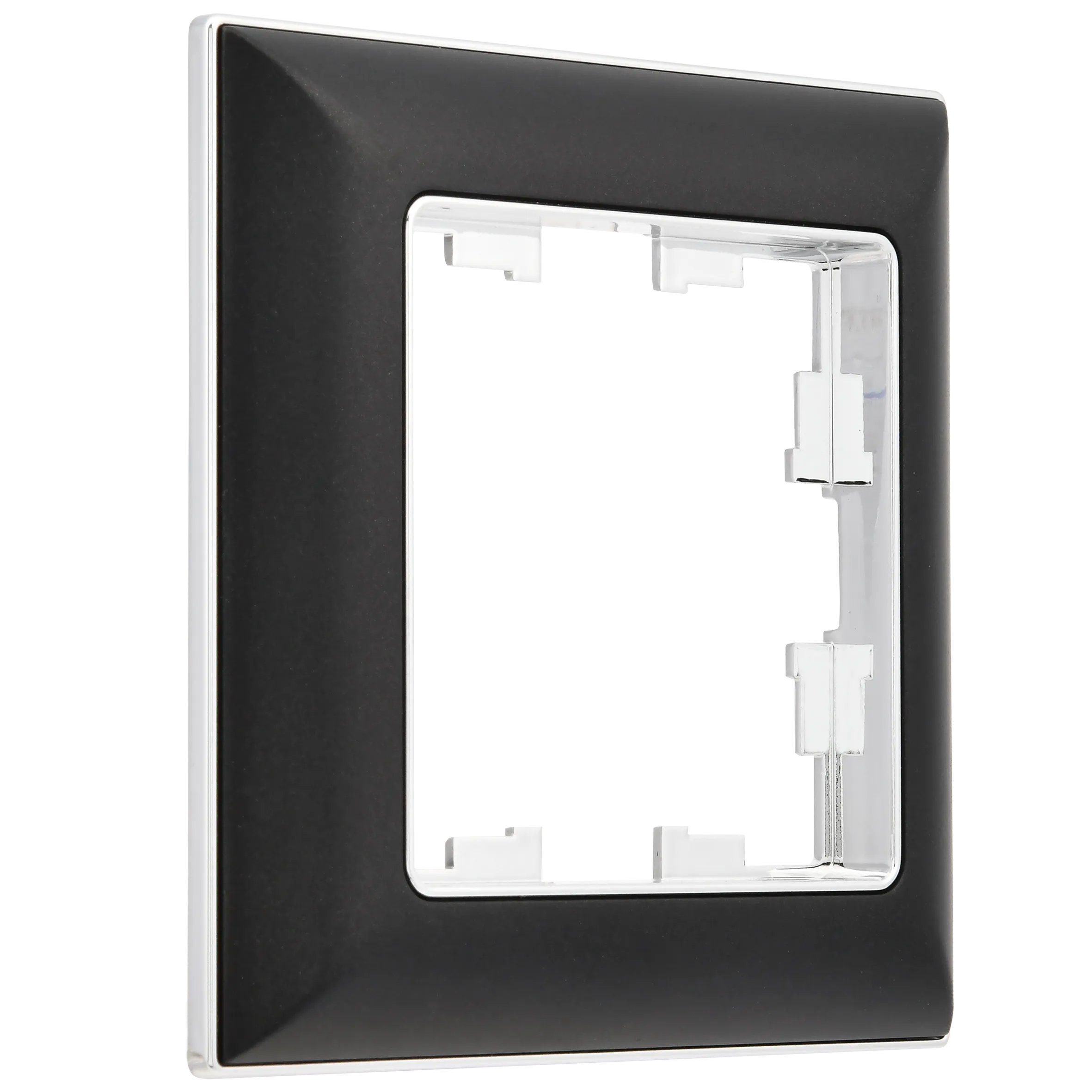 BRITE Рамка 1-местная РУ-1-Бр хром/черный IEK - Фото 6