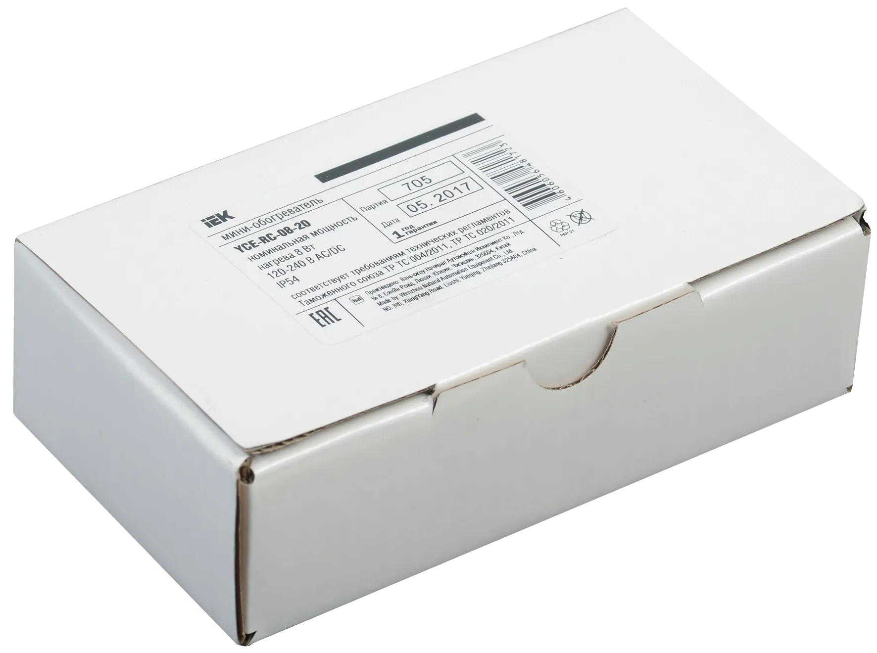 Мини-обогреватель 8Вт IP54 IEK - Фото 2