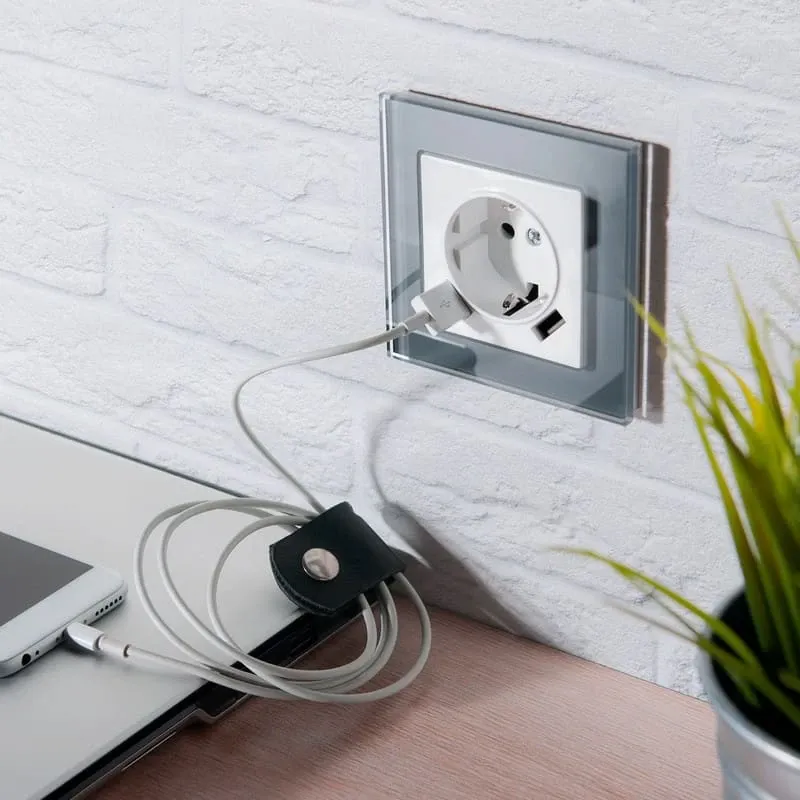 Рамка на 1 пост Favorit (серый,стекло) Werkel - Фото 3