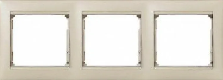 VALENA DIY Рамка 3-местная жемчужный 694352