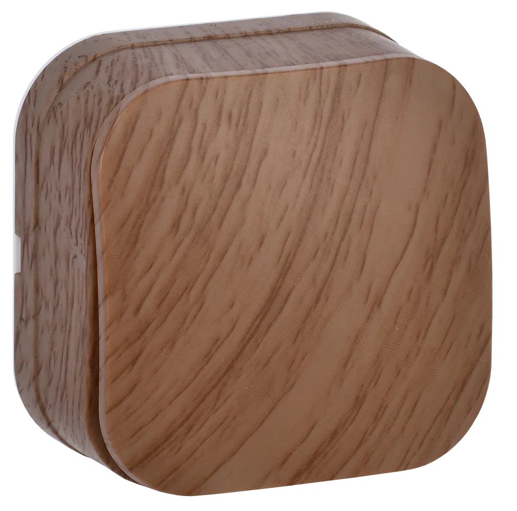 GLORY Выключатель 1-клавишный для открытой установки ВС20-1-0-ХД дуб IEK