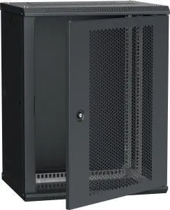 ITK Шкаф настенный LINEA W 15U 600х450мм дверь перфорированная RAL 9005 LWR5-15U64-PF