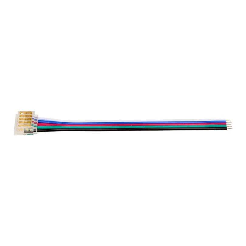 Коннектор WOLTA WLS-5PIN-RGBW-12MM-1 выводной для ленты SMD RGBW шириной 12мм, провод 10см. Цена за 1 шт., мин. кратность 3 шт.