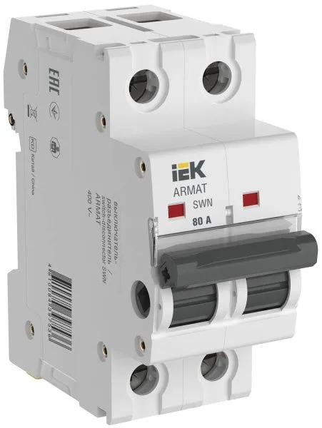 ARMAT Выключатель-разъединитель SWN 2P 80А IEK AR-SWN-2-080