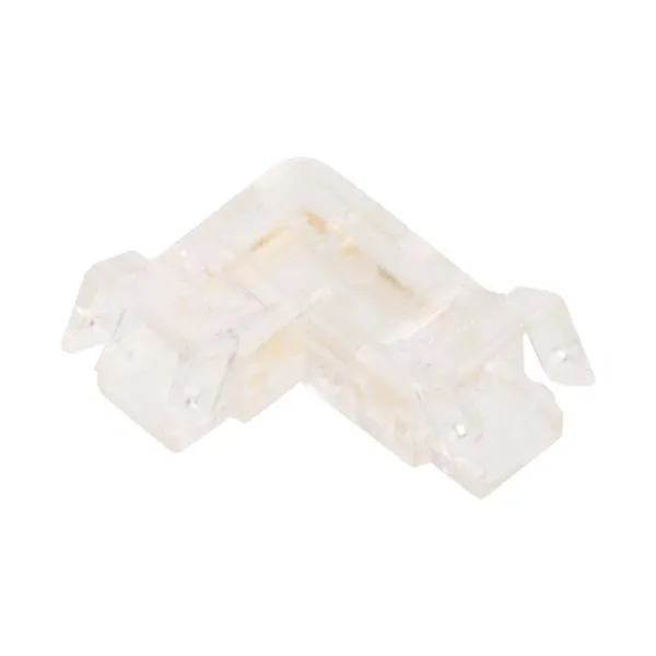 Коннектор WOLTA WLS-2PIN-5MM-MONO-L угловой для одноцветной SMD ленты шириной 5мм. Цена за 1 шт., мин. кратность 3 шт. WLS-2PIN-5MM-MONO-L