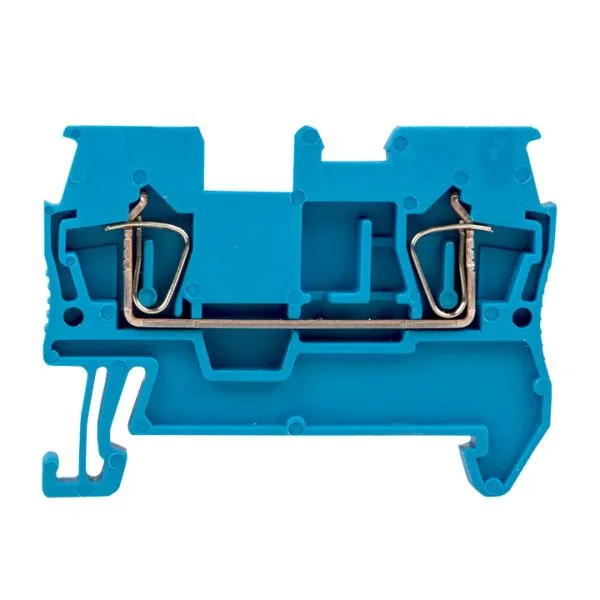 Колодка клеммная пружинная JXB-ST-2.5 31А синяя EKF - Фото 2