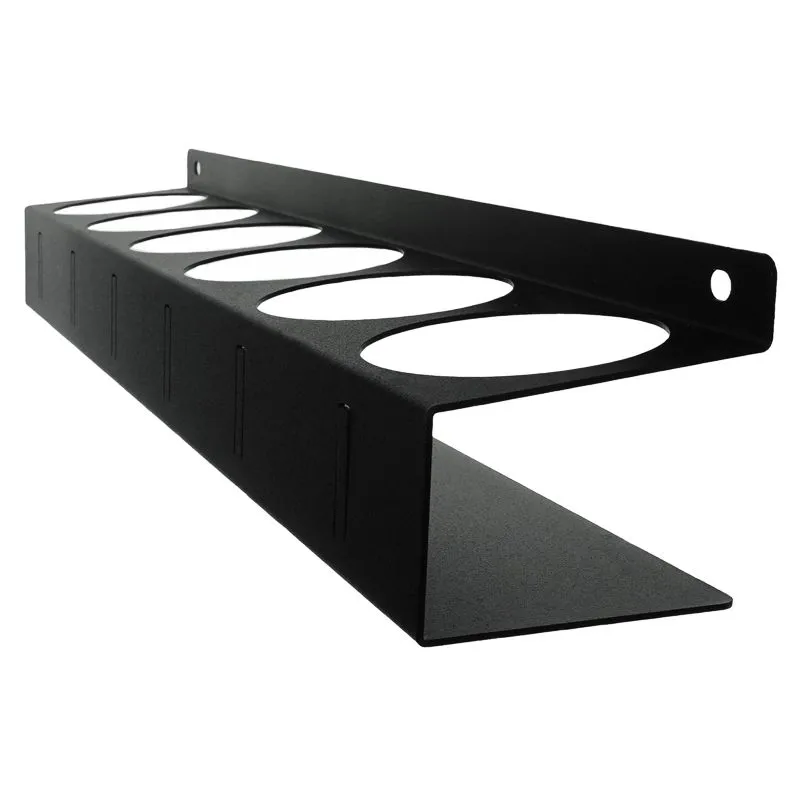 Держатель-органайзер для баллончиков, настенный, с крючками, черный REXANT - Фото 4