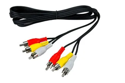 Шнур 3 RCA - 3 RCA, 1,5м, черный REXANT - Фото 2