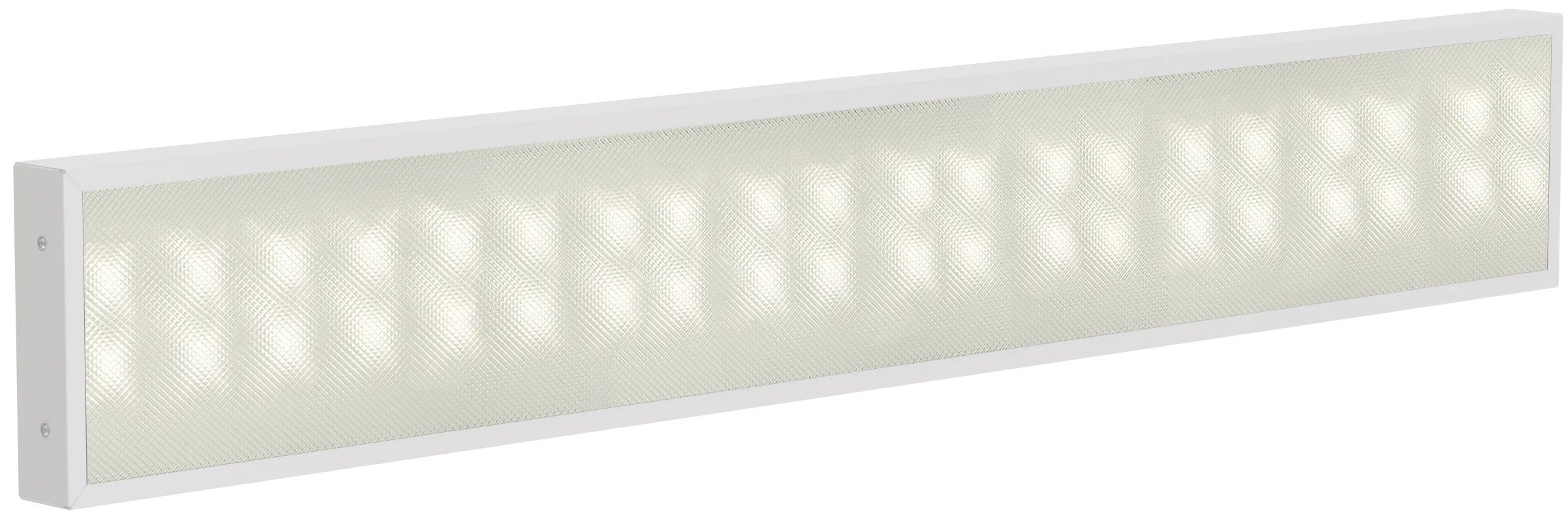 LIGHTING PRO Светильник светодиодный ДВО 1031 30Вт 3000К IP40 1195х180мм призма IEK - Фото 2