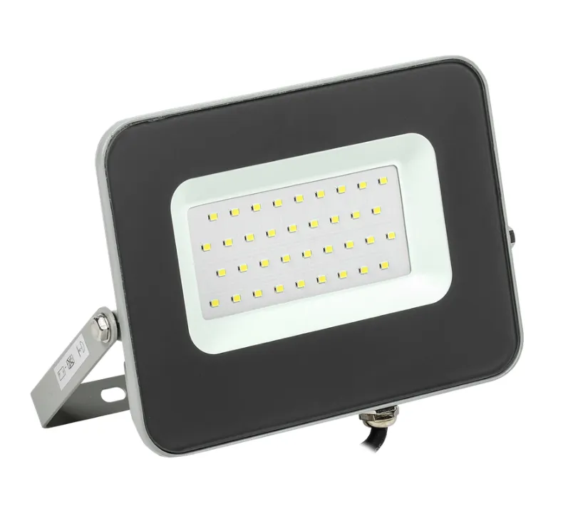 Прожектор светодиодный СДО 07-30 IP65 серый IEK LPDO701-30-K03