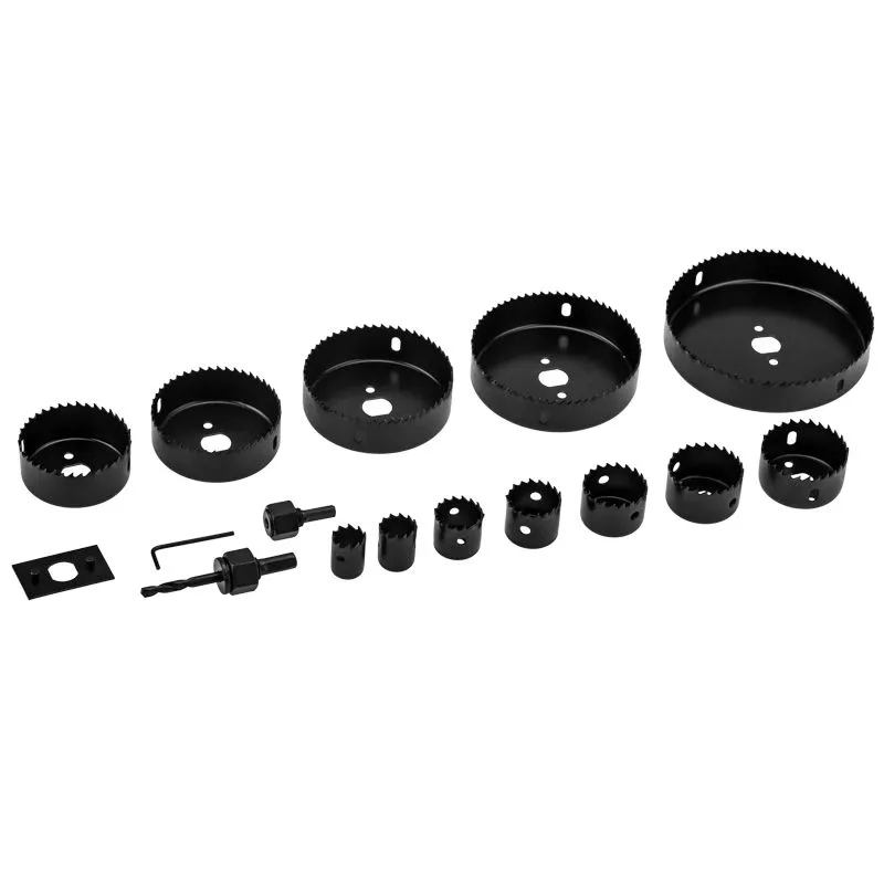 Набор кольцевых пил по дереву, 19-127 мм, 16 предметов KRANZ - Фото 3