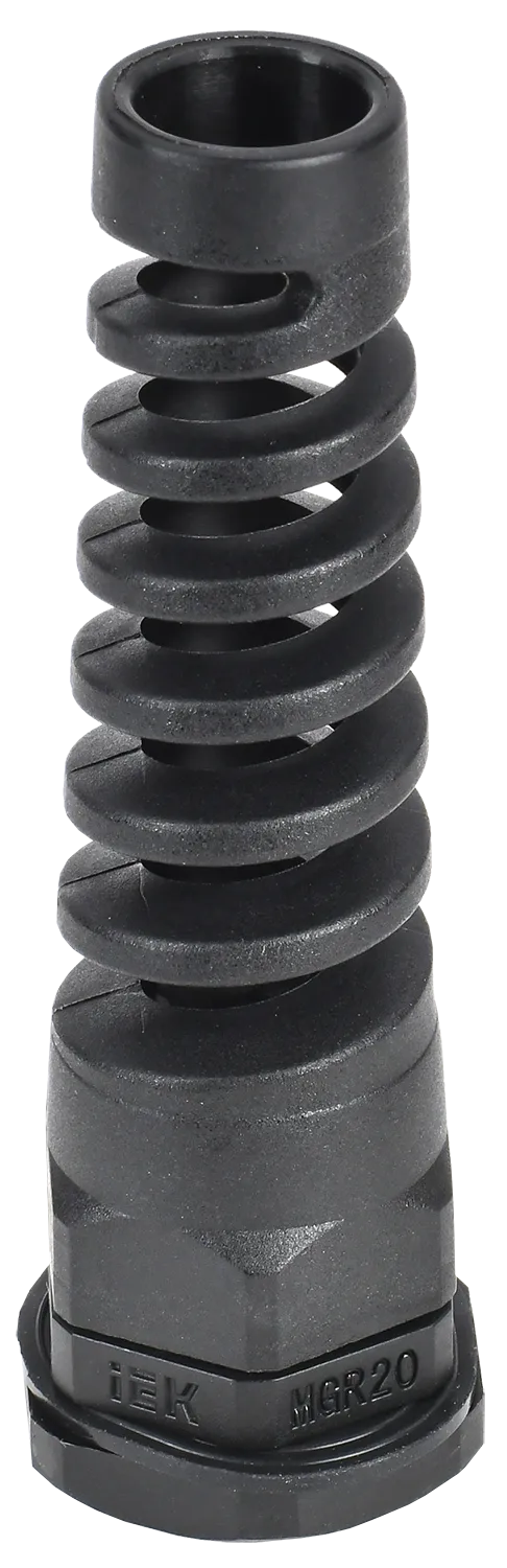 Сальник MGR 20 с гибким отводом d=6-12мм IP68 черный IEK