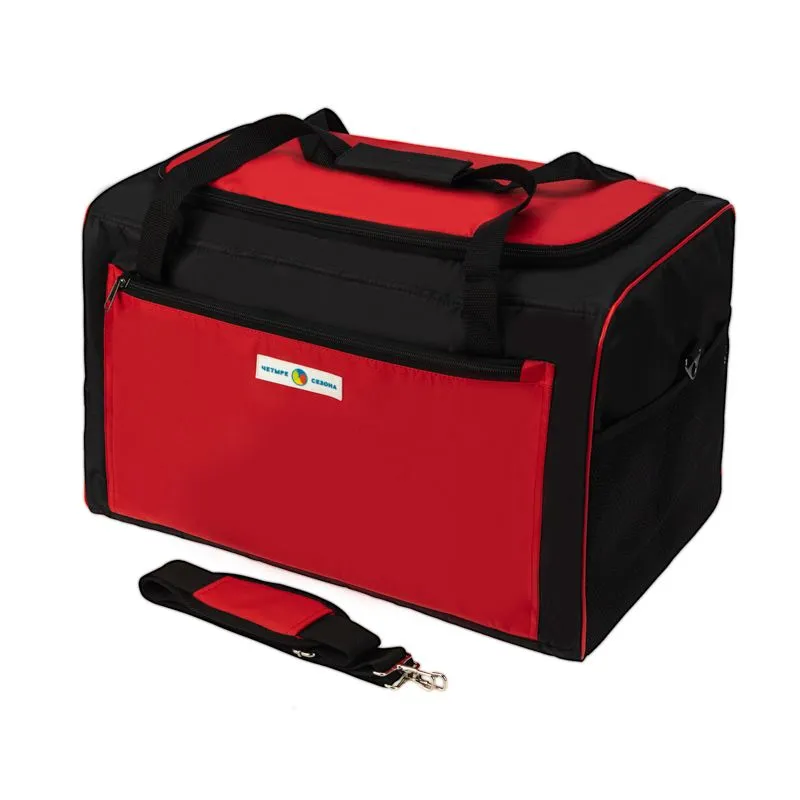 Сумка-холодильник (термосумка) 45л, 2 слоя утепления ЧЕТЫРЕ СЕЗОНА