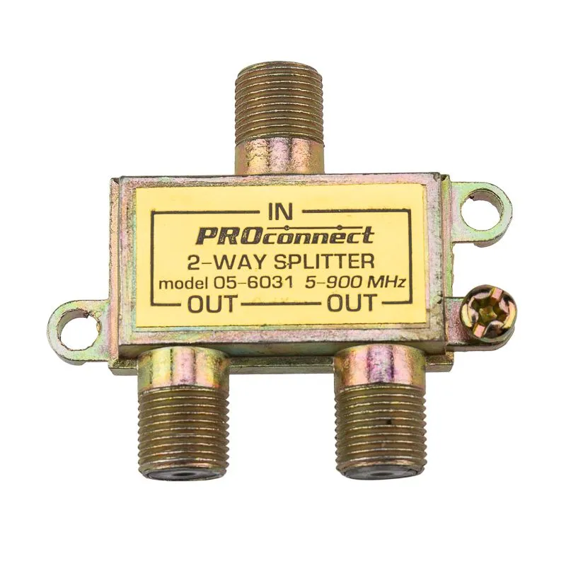 Делитель ТВх2 под F-разъем, 5-900МГц PROconnect - Фото 3