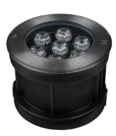 PGR  R120   7w 4000K Сhrome (грунтовый встраиваемый) IP65 Jazzway для освещения и подсветки