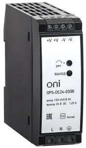 Блок питания OPS 220В AC/24В DC 1,25А 30Вт ONI 
