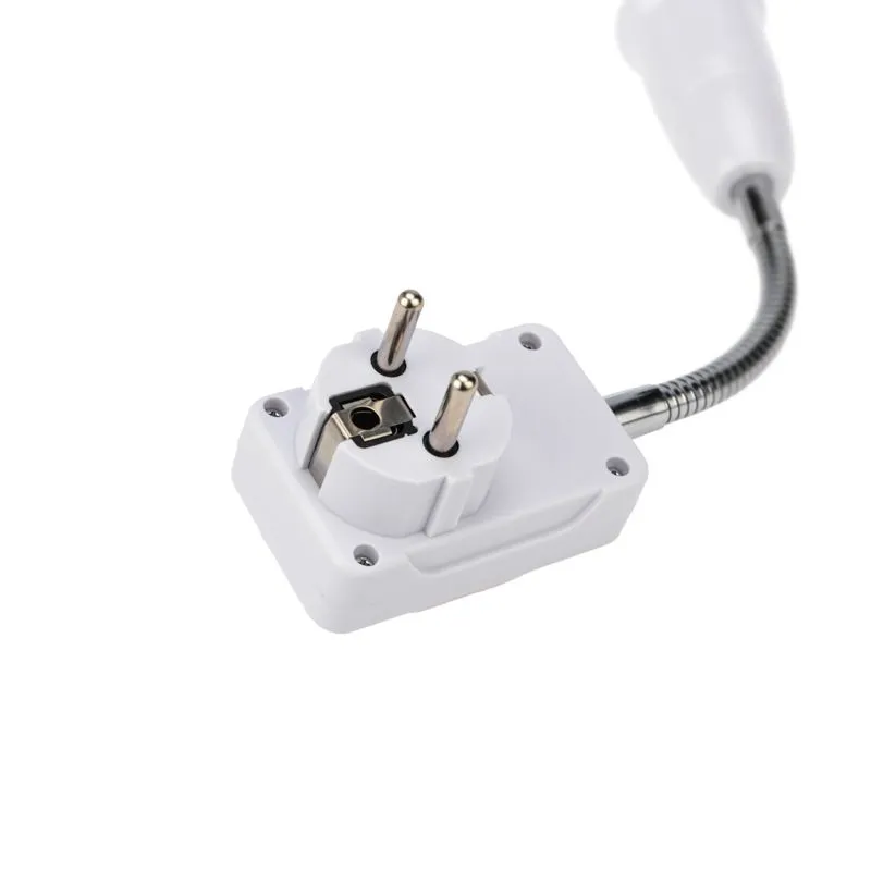 Переходник-светильник для крепления в штепсельной сетевой розетке переходник цокольный гибкий 220В-Е27 150 мм с выключателем REXANT - Фото 3