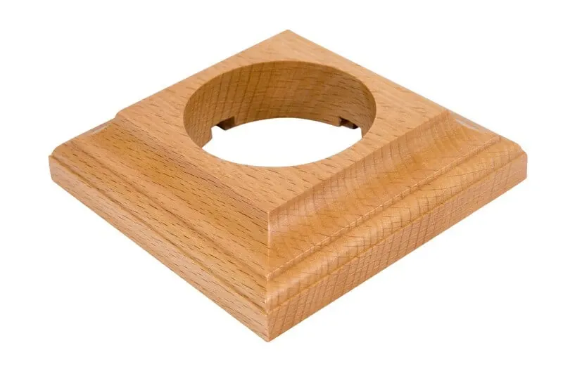 Рамка одноместная "Престиж" бук натуральный, для наружного и внутреннего монтажа, ТМ "МезонинЪ" GE70