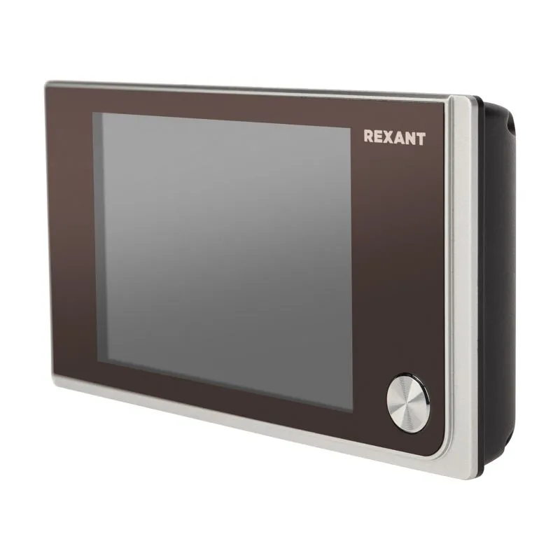 Видеоглазок дверной REXANT (DV-114) с цветным LCD-дисплеем 3.5", широкий угол обзора 120° - Фото 4