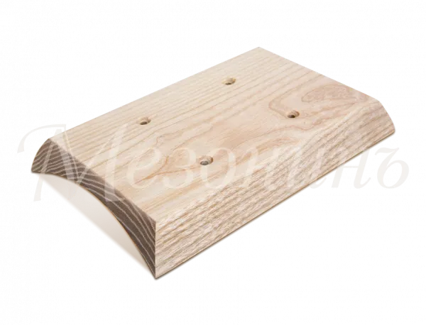 Накладка "Классика"на оцилиндрованное бревно D220мм., прямой угол, установочная площадка: 150 х 90 м