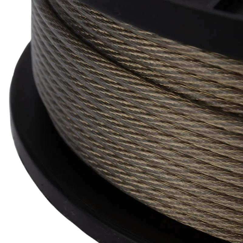 Трос стальной в ПВХ оплетке d=4,0мм, прозрачный (бухта 100м) REXANT - Фото 4