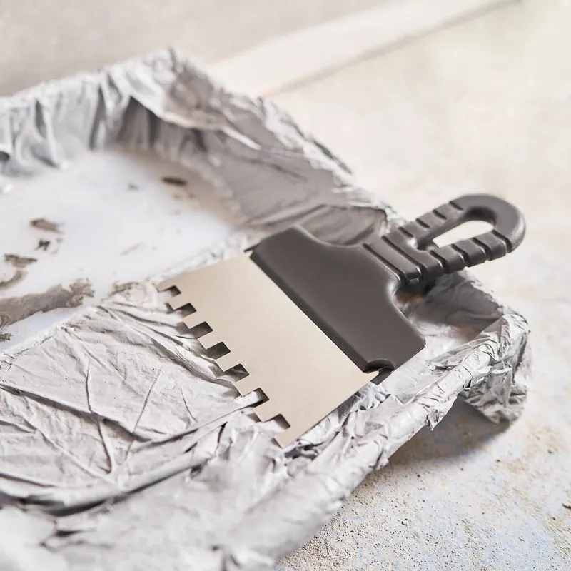 Шпатель фасадный REXANT 150 мм зуб 10х10 нержавеющая сталь, пластмассовая ручка - Фото 3