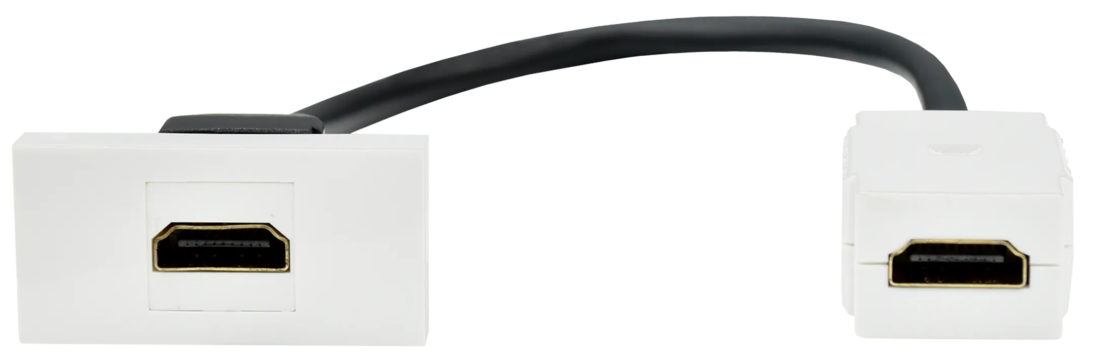 PRIMER РКМ-10-00-П Розетка HDMI M/M (1 модуль) белая IEK